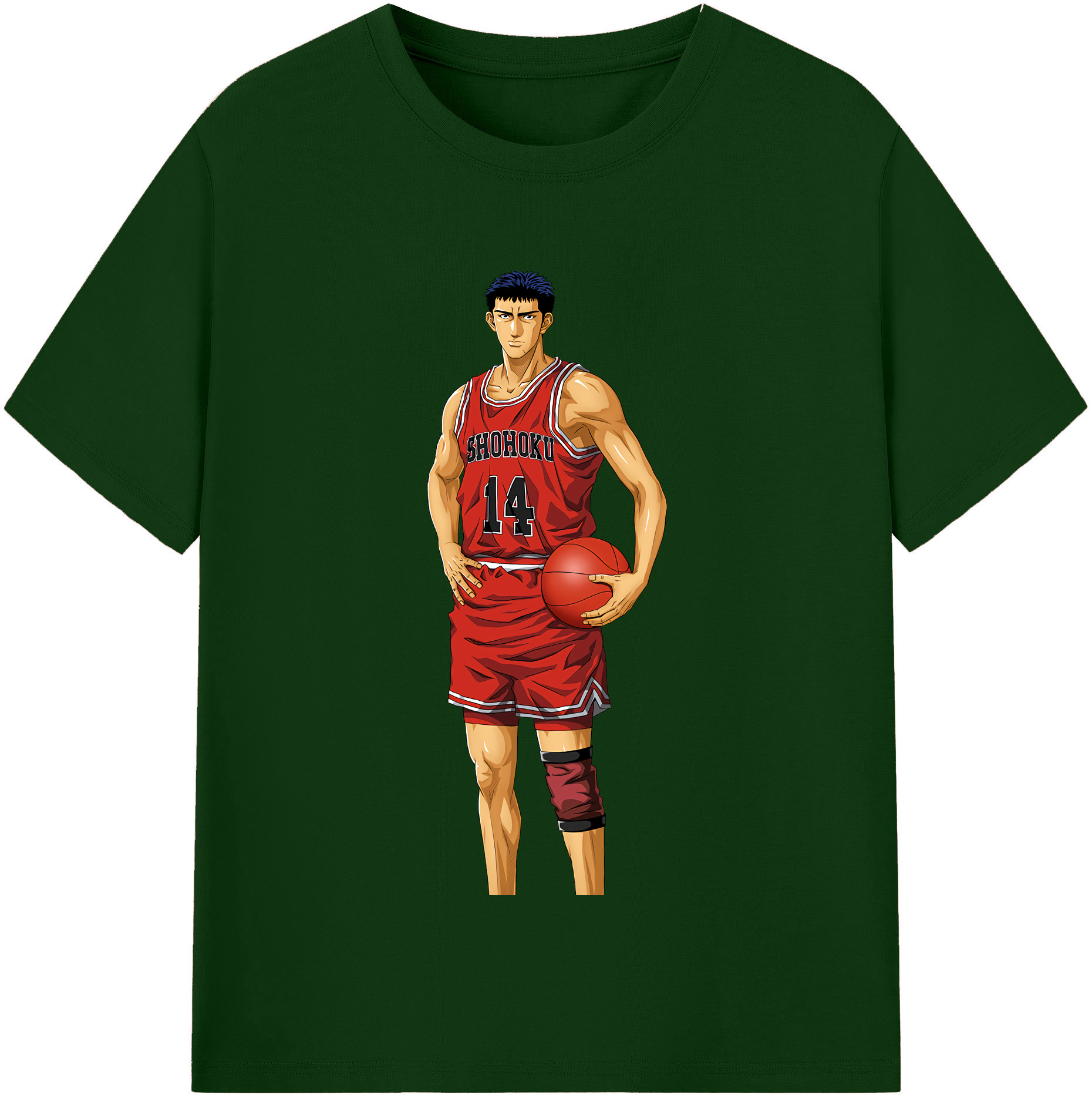 SLAM DUNK／スラムダンク 綿100％半袖Tシャツ（フロントプリント）